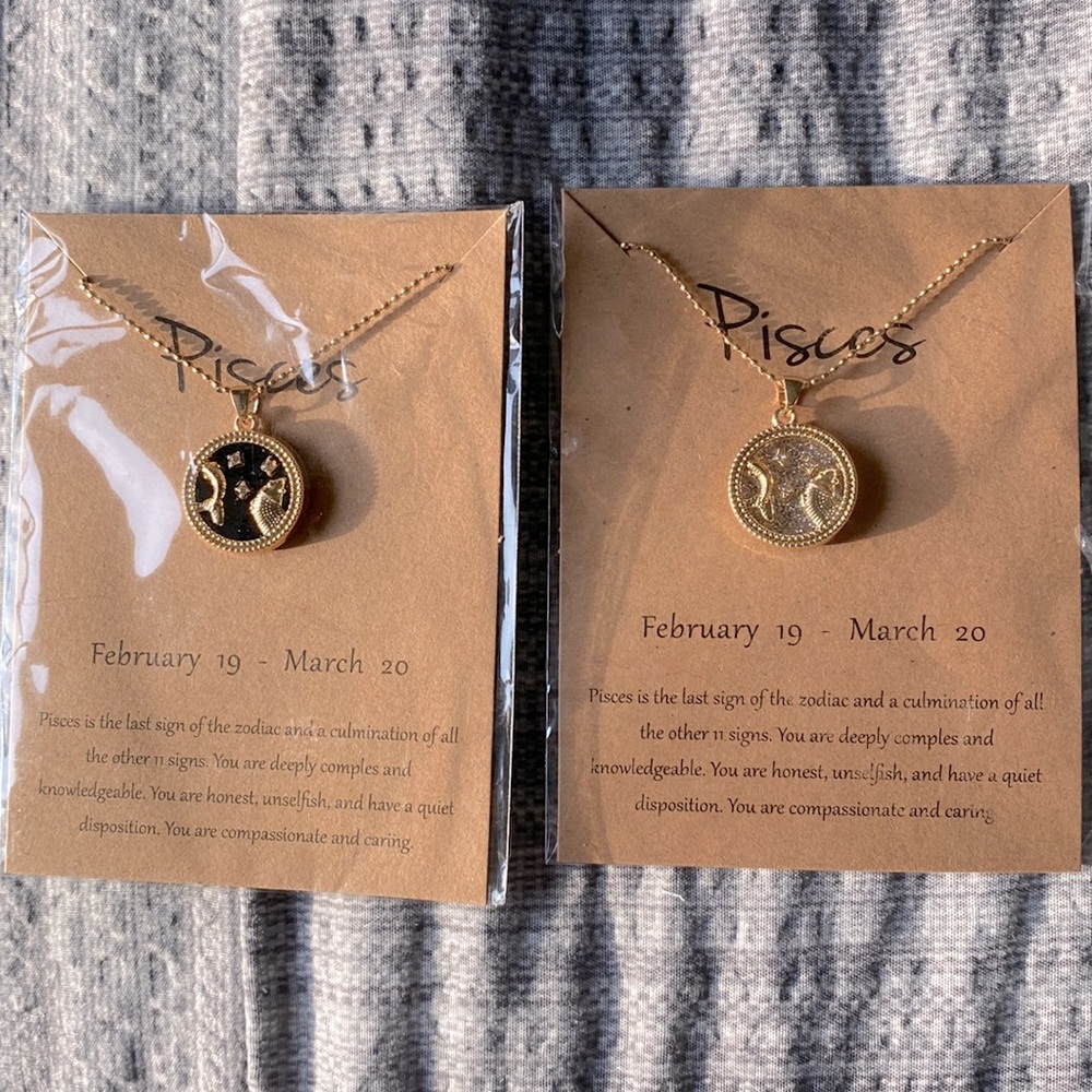 Pisces Zodiac Necklace